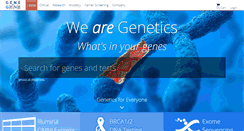 Desktop Screenshot of genebygene.com