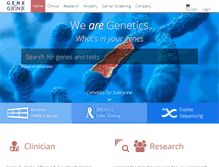 Tablet Screenshot of genebygene.com